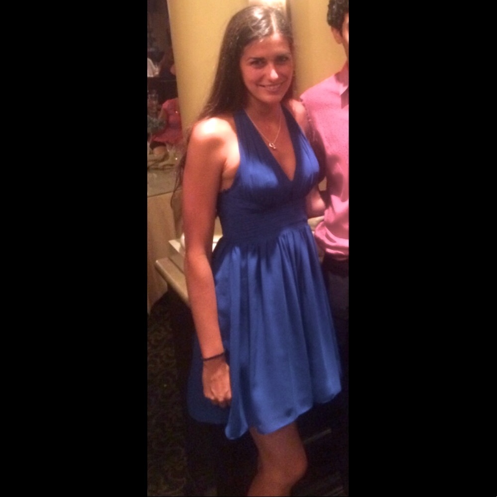 Cache Royal Blue Cocktail Dress - Size 0